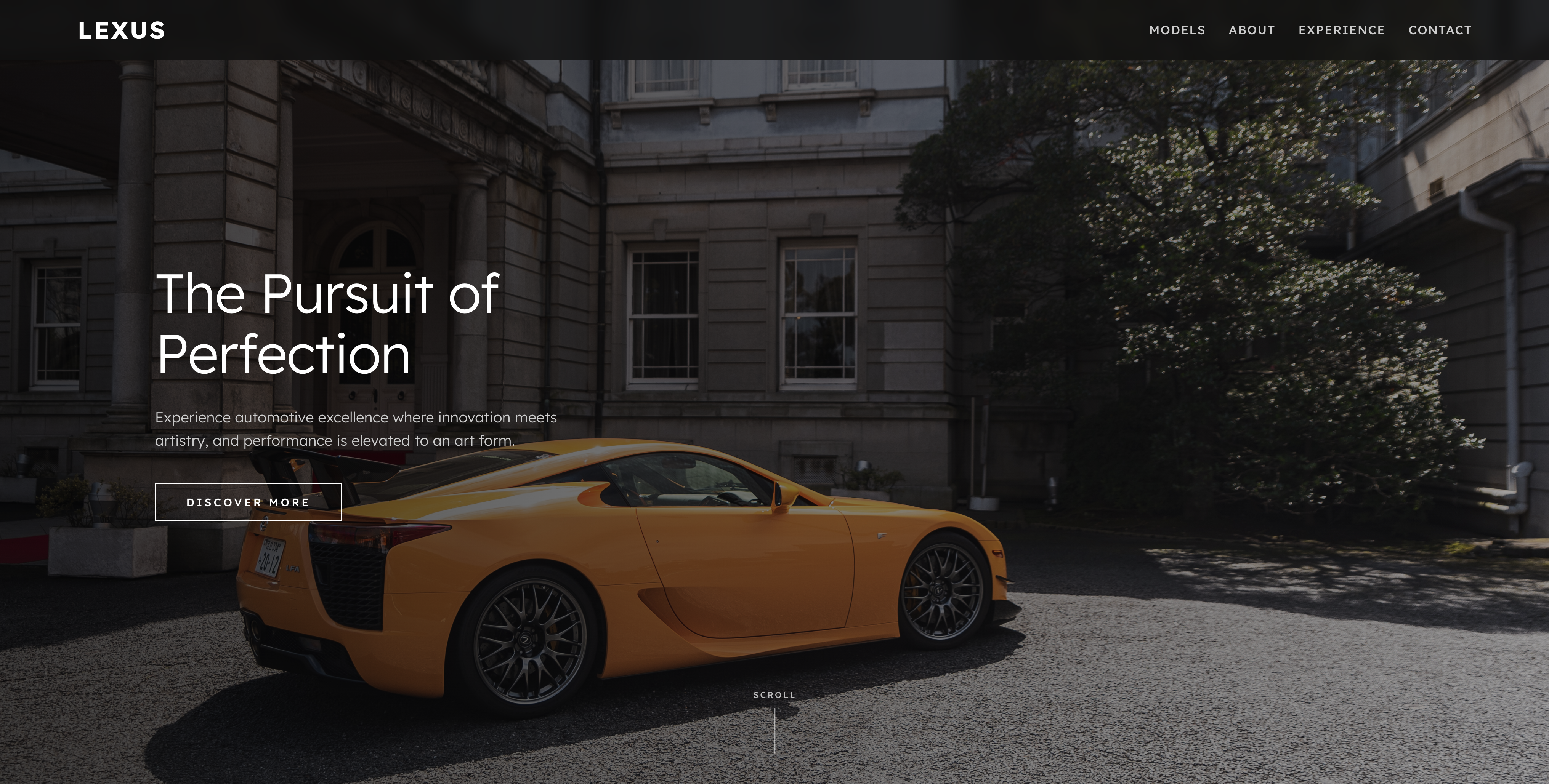 Lexus Webshop Project
